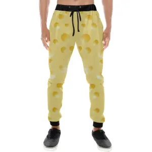 Cheese Texture Unisex Casual Sweatpants Joggers