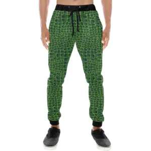 Crocodile Skin Printed Unisex Casual Sweatpants Joggers