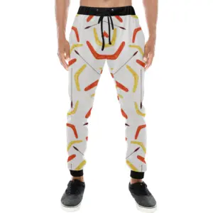 Waterclor Boomerang Australian Aboriginal Ornament Unisex Casual Sweatpants Joggers
