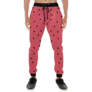 Watermelon Texture Background Unisex Casual Sweatpants Joggers